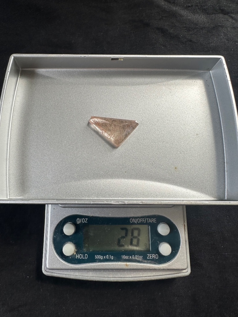 Cut Rutilated Quartz Stone - Picture 7 of 7